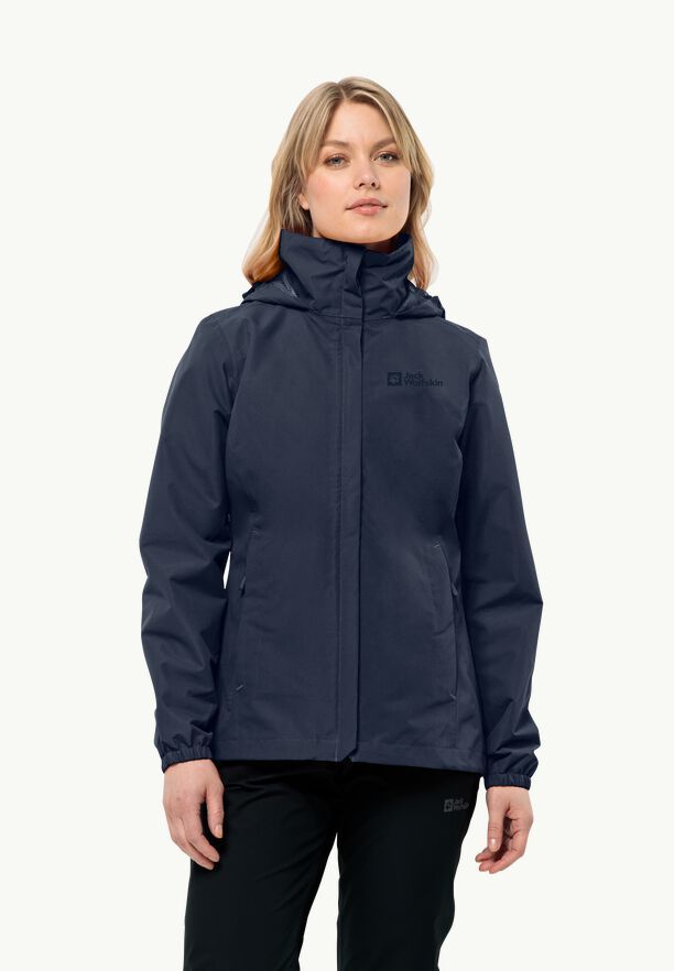 Jack Wolfskin Stormy Point Jacket Woman's Midnight Blue