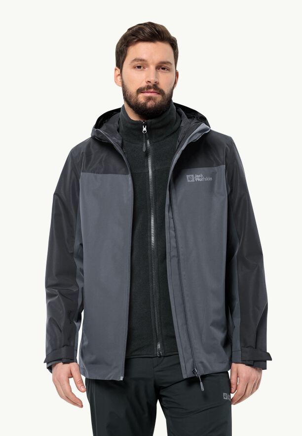 Jack Wolfskin Taubenberg 3IN1 Jacket - Phantom 