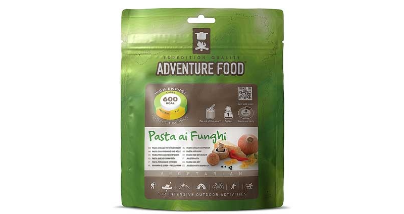 adventure food vegetarian pasta ai funghi