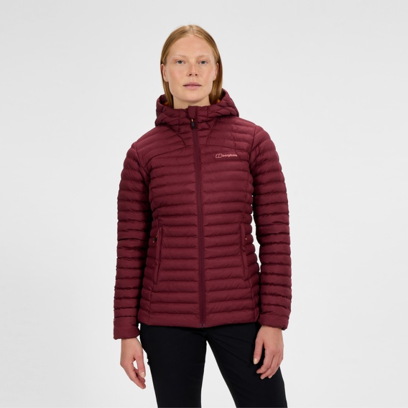 berghaus womens nula micro synthetic jacket - red