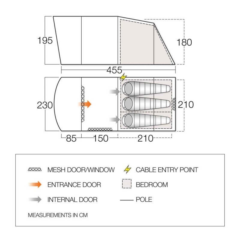 Vango Harris 350 - Package Deal