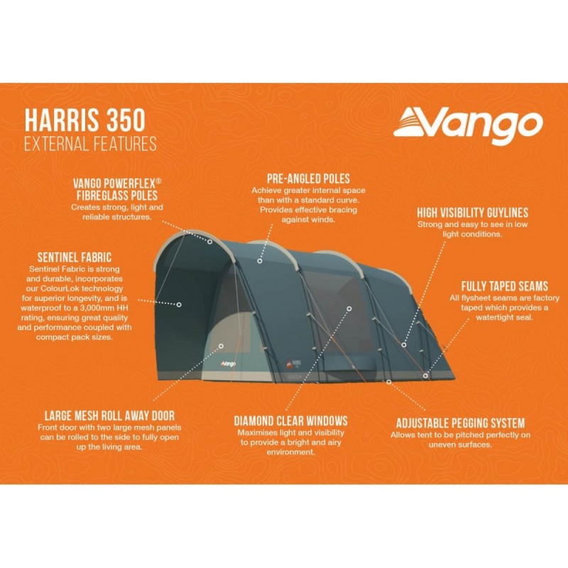 Vango Harris 350 - Package Deal