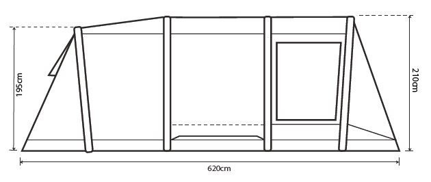 Outdoor Revolution Atom 600 (Including Footpr