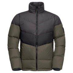 jack wolfskin 365 fearless down jacket - grape leaf