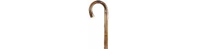 classic canes - gents chestnut crook, scorched