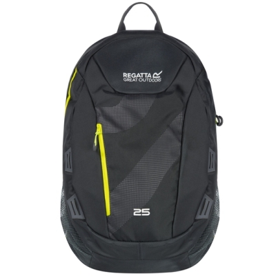 regatta altorock ii 25l rucksack ebony neon spring