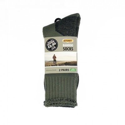 grisport bamboo twin pack sock