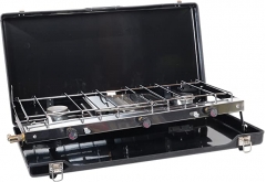 go-system dynasty trio - folding double burner and grill