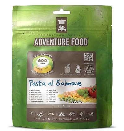 adventure food salmon pasta